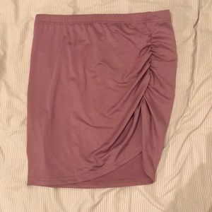 purple skirt